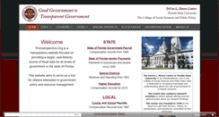 Desktop Screenshot of floridaopengov.org